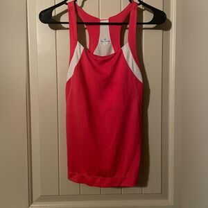 Pearl Izumi Select Womens Small Racerback Tank Top Pockets Built in Bra Cycling